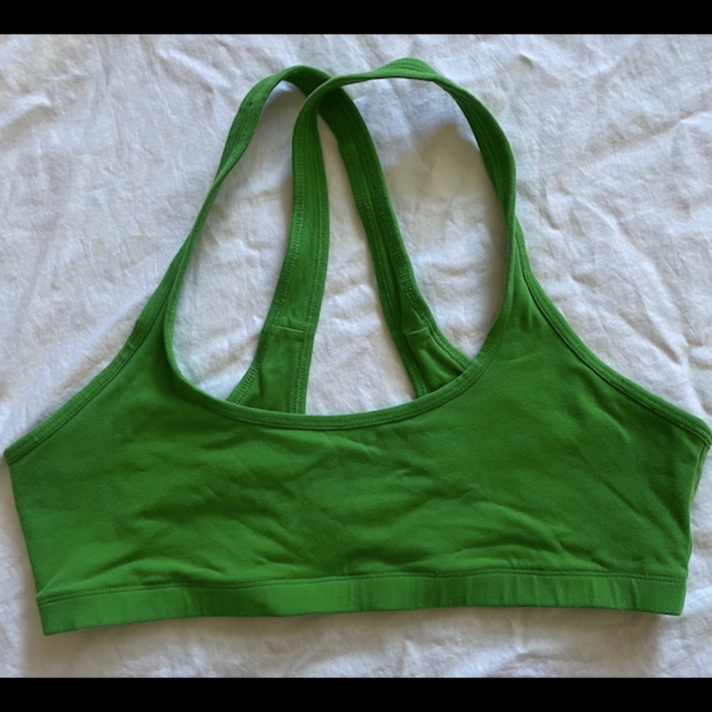 Aritzia Tna Tnachill™ Lester Bra Top Vine Green Size Large